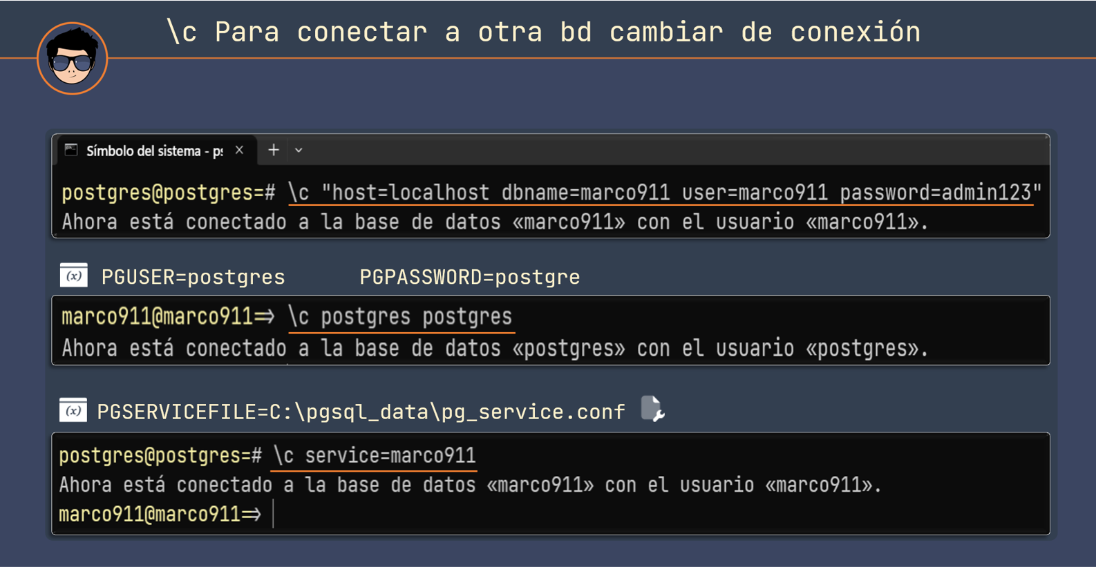 meta comando connect