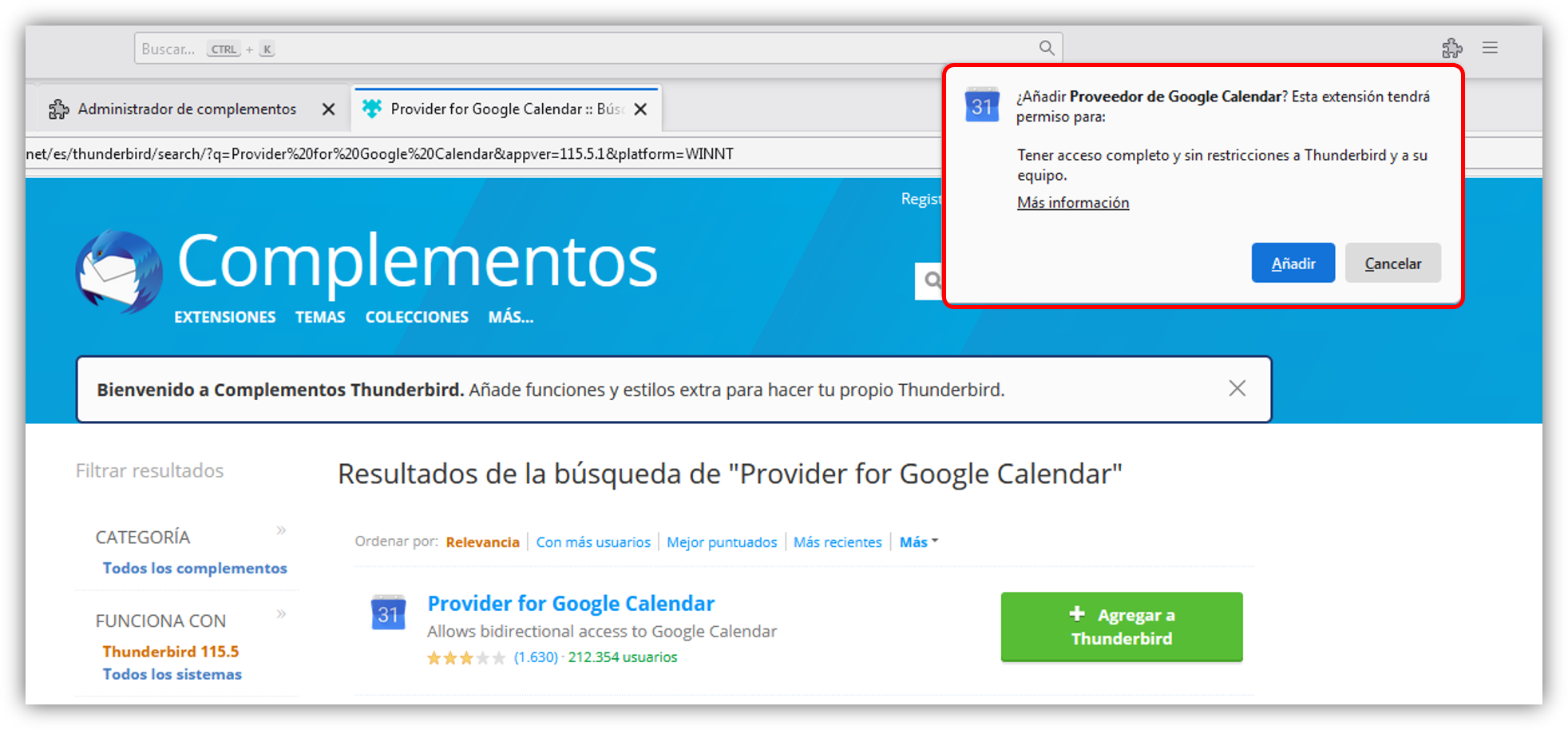 img - google calendar
