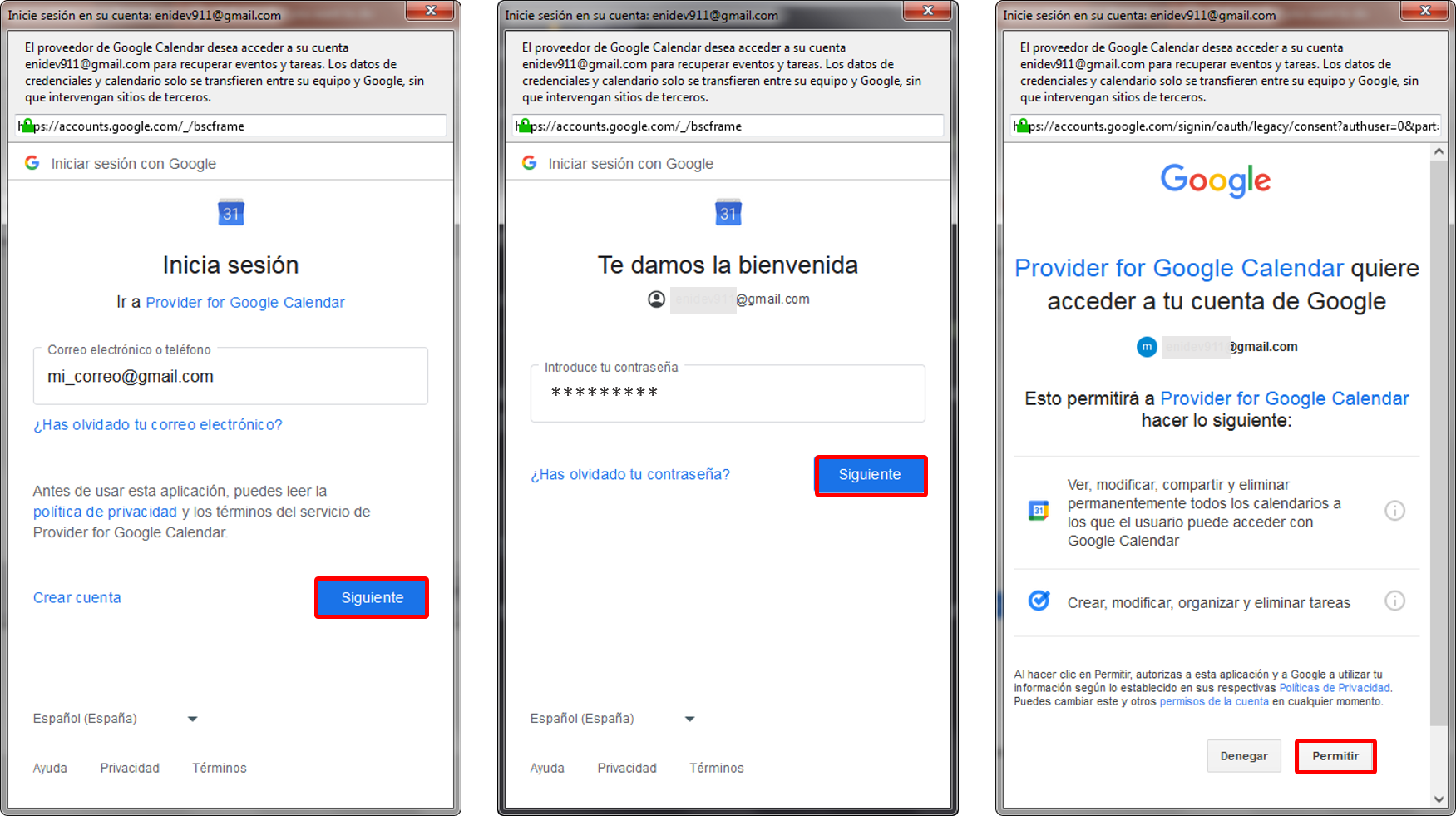 img - google calendar
