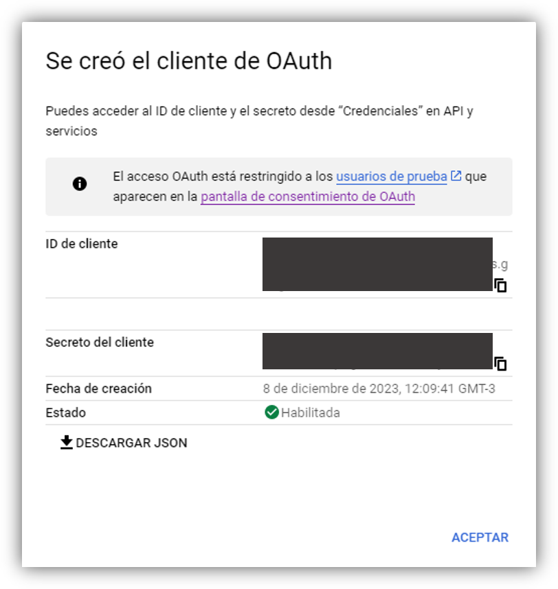 img - crear credenciales